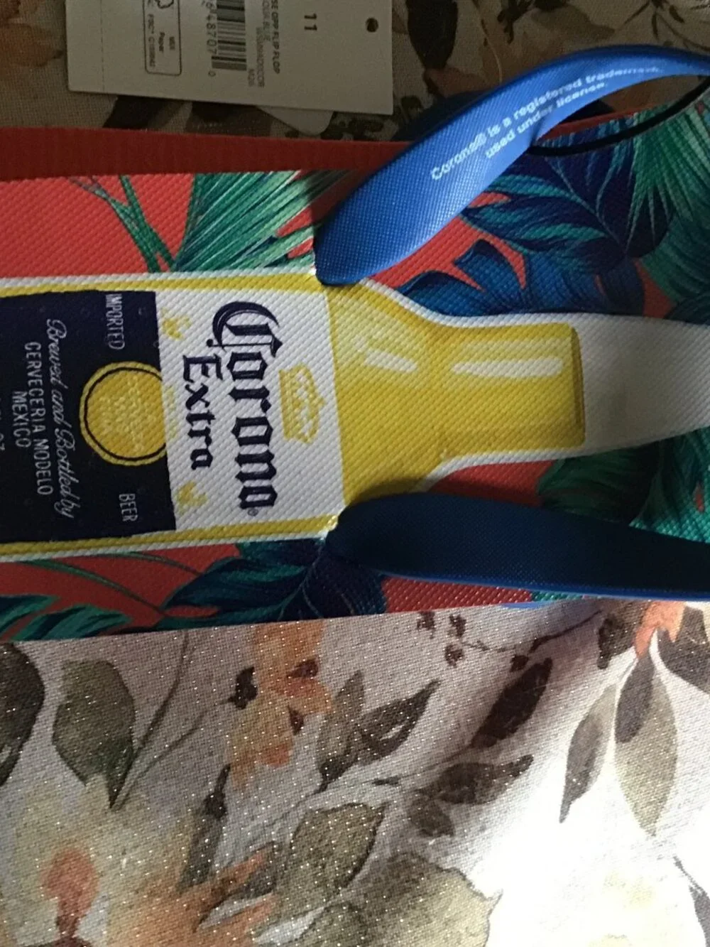 New Corona Extra Flip Flops - Beach Fun Flip Flops - Summer Flip Flops - Corona